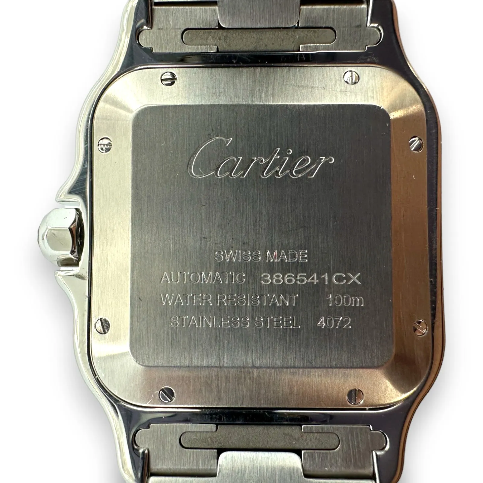 2022 Cartier Santos de Cartier 4072 Stainless Steel 40mm Watch B&P