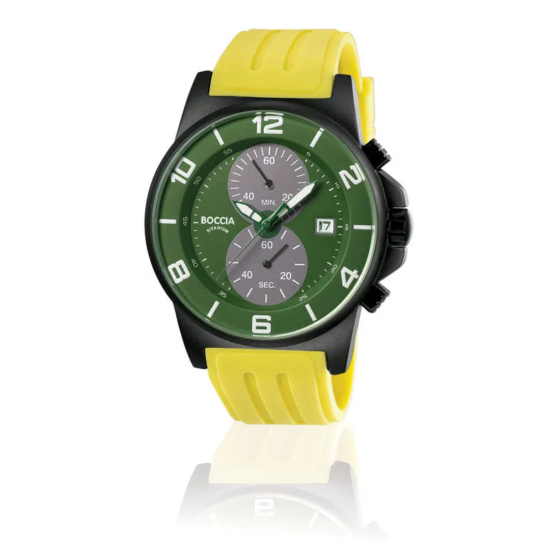 3777-26 Mens Boccia id. Titanium Watch