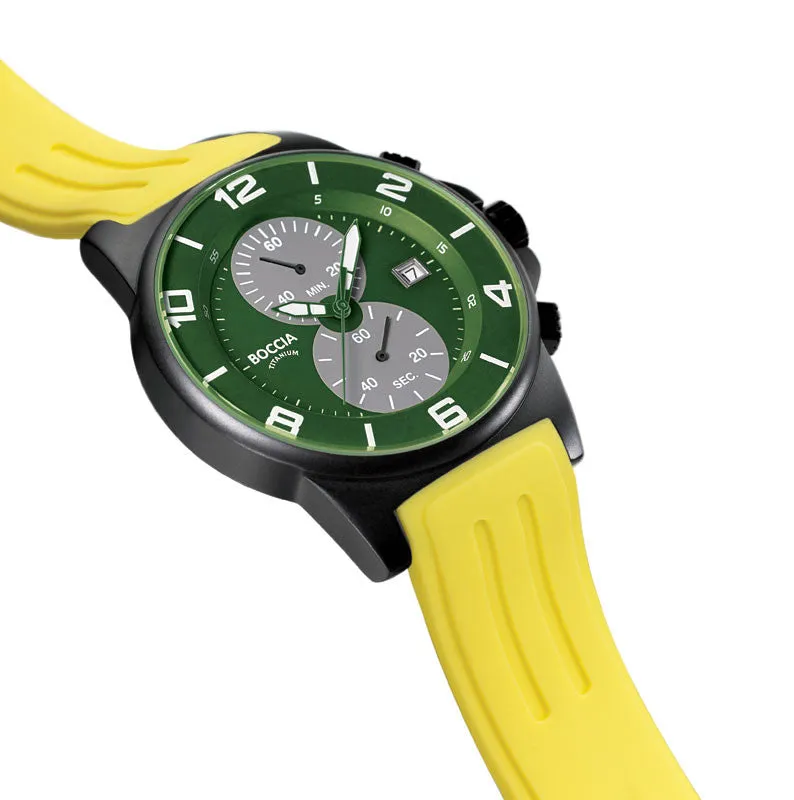 3777-26 Mens Boccia id. Titanium Watch