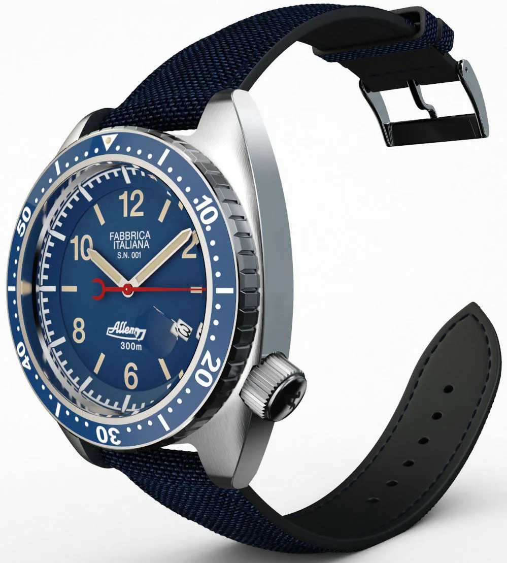 ALM Watch 1973 Diver Shark Dark Blue