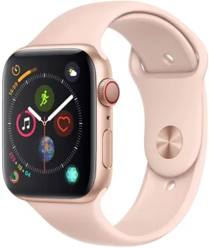 Apple Watch Series 4 (GPS   Cellular, 44mm) - Gold Aluminum Case with Pink Sand Sport Band