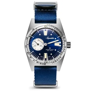 Aquastar Deepstar 2 37mm Blue Ray Dial Nylon Strap