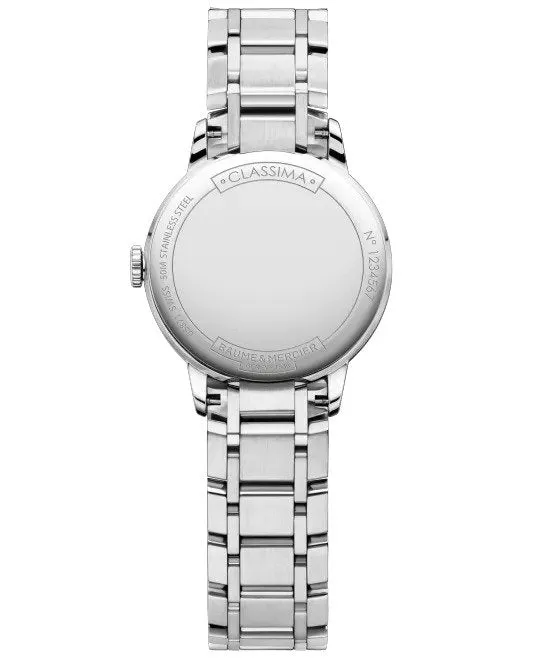 Baume & Mercier Ladies Mother Of Pearl Classima Watch 10490