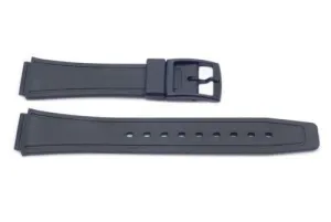 Black Q and Q Style 20mm Watch Band P3076