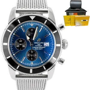 Breitling SuperOcean Heritage 46mm Stainless Steel Blue Automatic Watch A13320