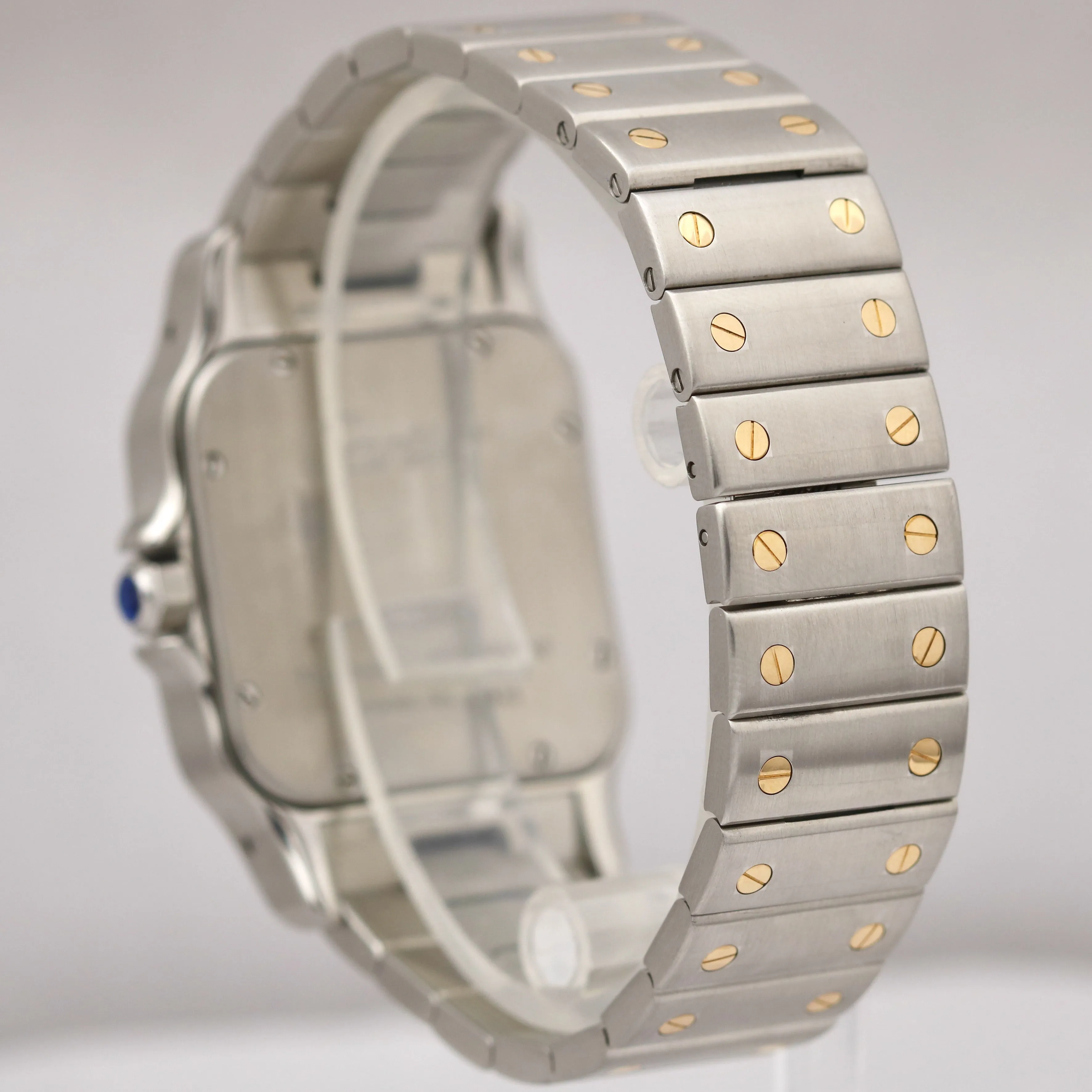 Cartier Santos Galbee 32mm Auto Two-Tone Stainless 18K White Roman 2823 W20099C4