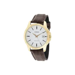 Casio Men's Vintage Gold White Watch