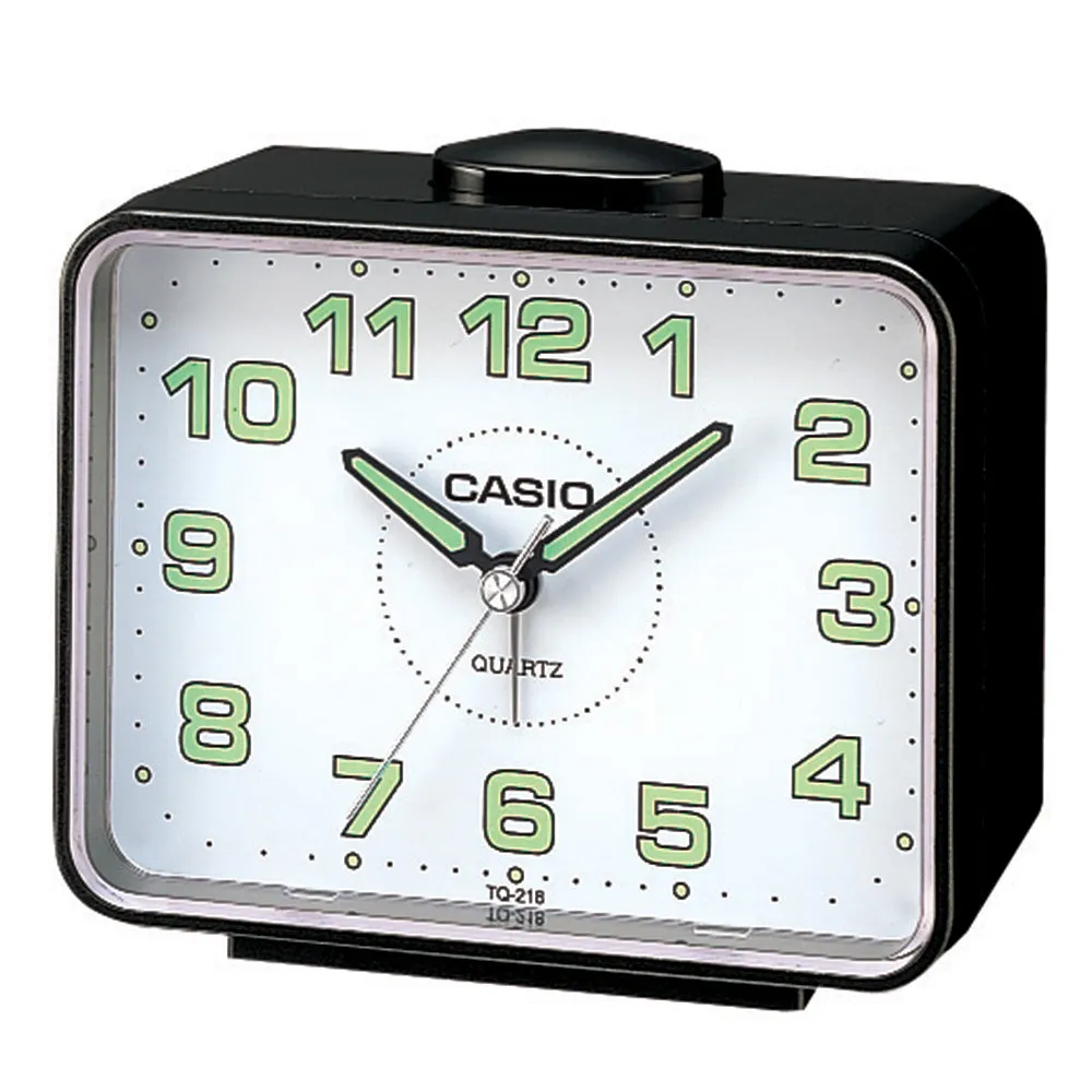 Casio TQ218-1BDF Black Table Clock