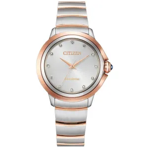 Citizen Ceci Two-Tone Diamond Eco-Drive Women's Watch EM0956-54A