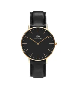 Daniel Wellington Classic 36 Sheffield Gold Black Watch