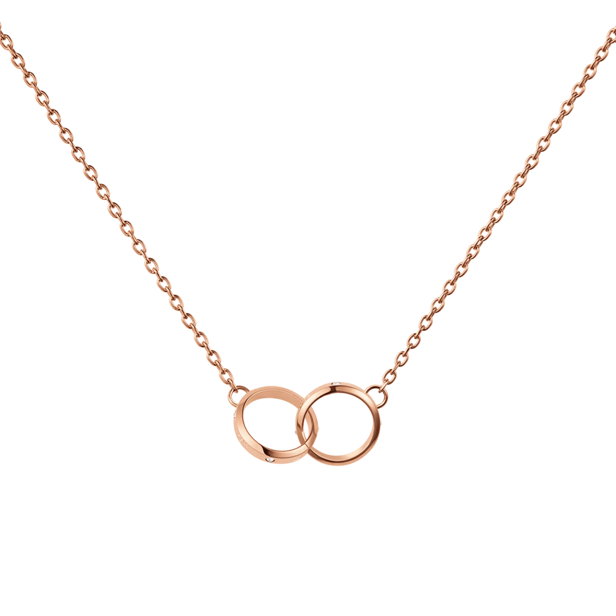 Daniel Wellington Classic Lumine Unity Necklace Rose Gold