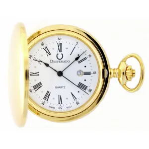 Desperado 740G “Jefferson” Gold Plated Swiss Quartz Pocket Watch