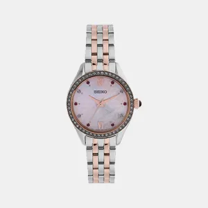 Dress Women's White Analog Stainless Steel Watch SUR542P1