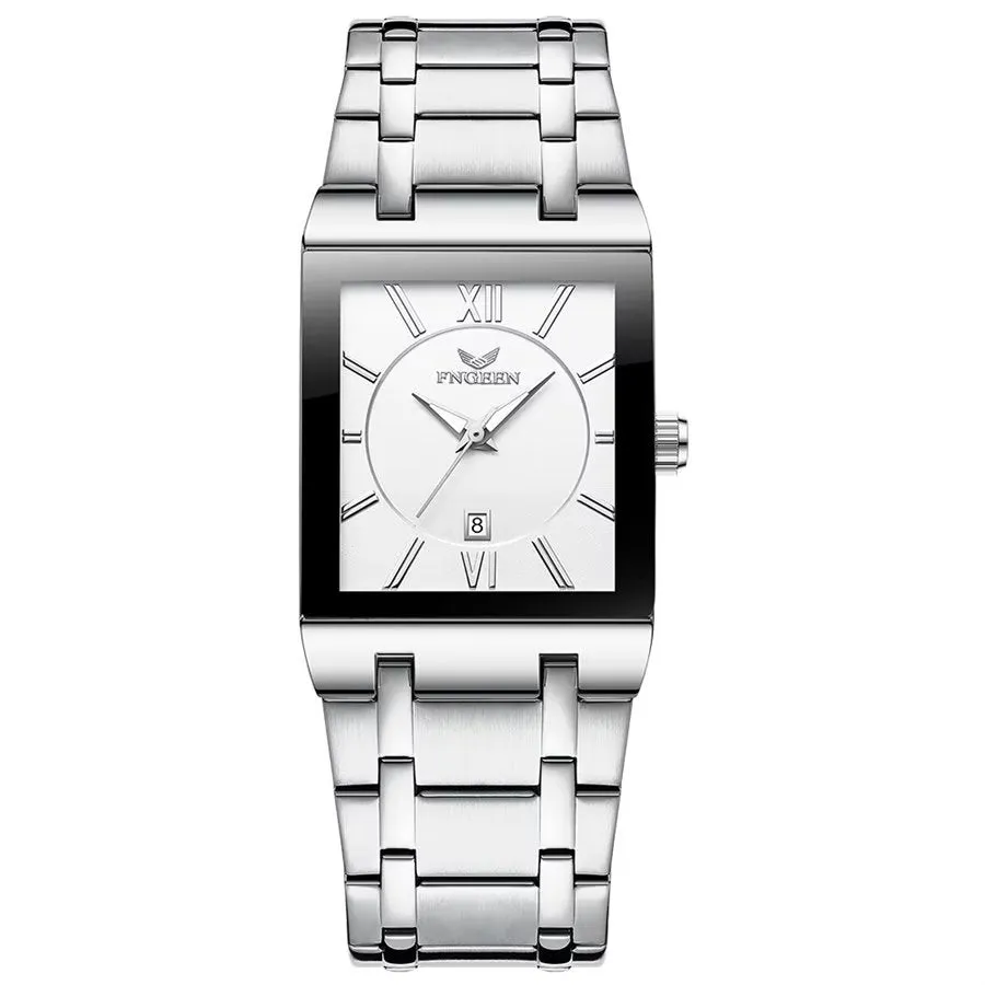 Elegant Steel Band Quartz Men's Classic Watch