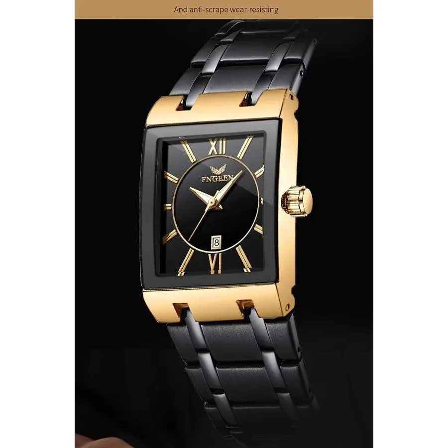 Elegant Steel Band Quartz Men's Classic Watch