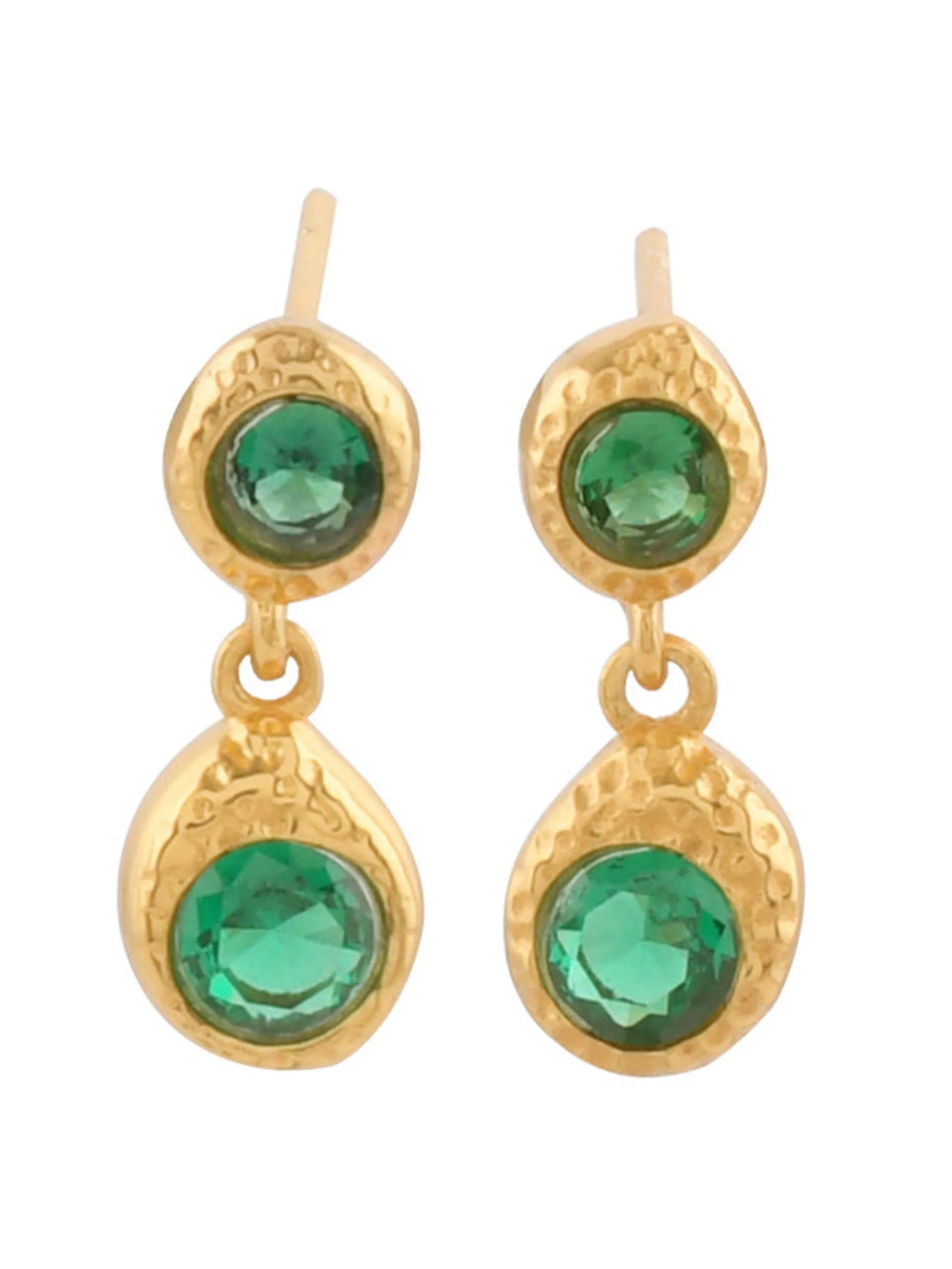 Emerald Odessa earrings