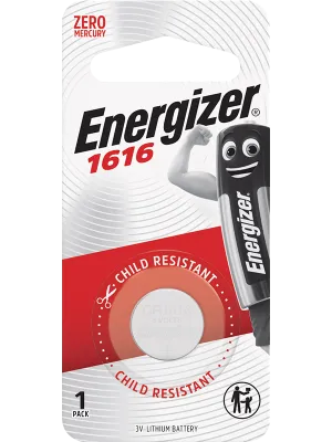 Energizer Lithium Coin CR1616 Batteries (Pack of 1)