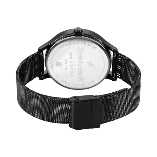 Fastrack Analog Black Dial Women's Watch-6210NM04