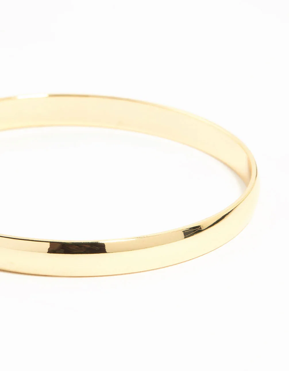 Gold Flat  Bangle