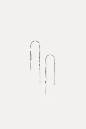 Henley Ear Threader in Silver