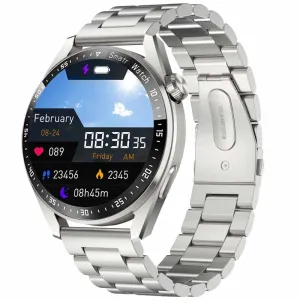 HK3Pro AI SmartWatch For Men and Women Silver