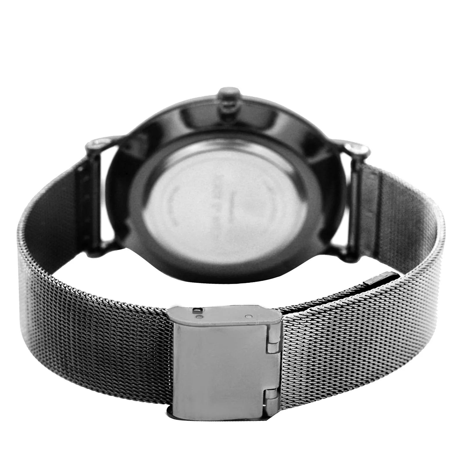 Joker & Witch Drake Classic Black DIAL Gunmetal MESH Men's Watch