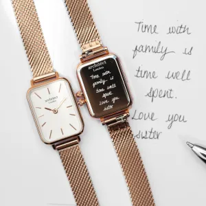 Ladies Archiect Lille - Rose Gold - Handwriting Engraving