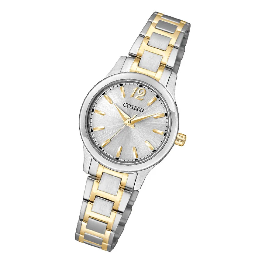 Ladies Citizen Quartz Watch with White Dial