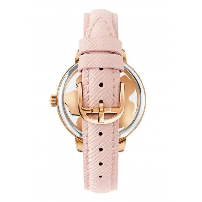 Ladies Lilabel Leather Pink Watch BKPLIF201