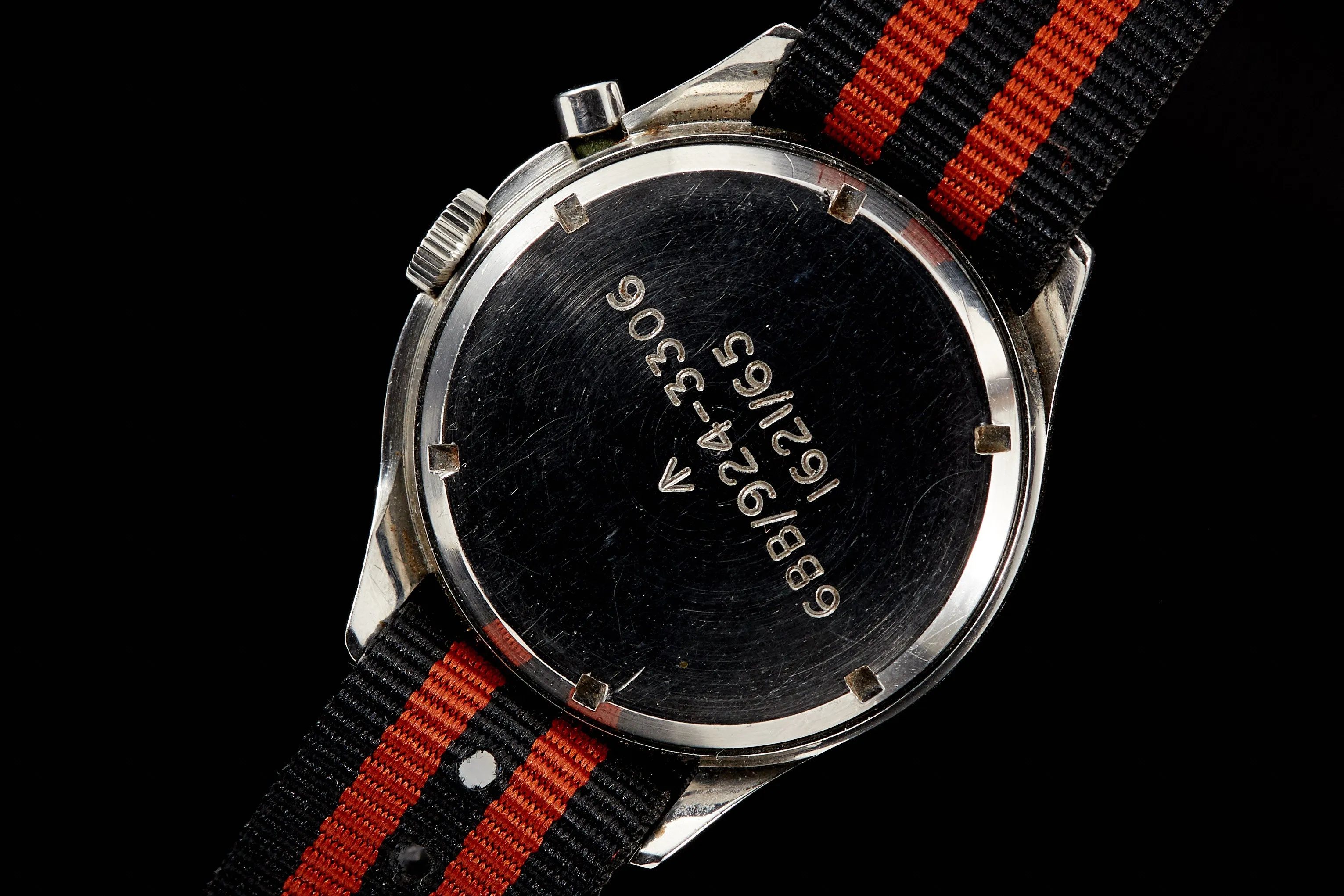 Lemania RAF Monopusher Chronograph