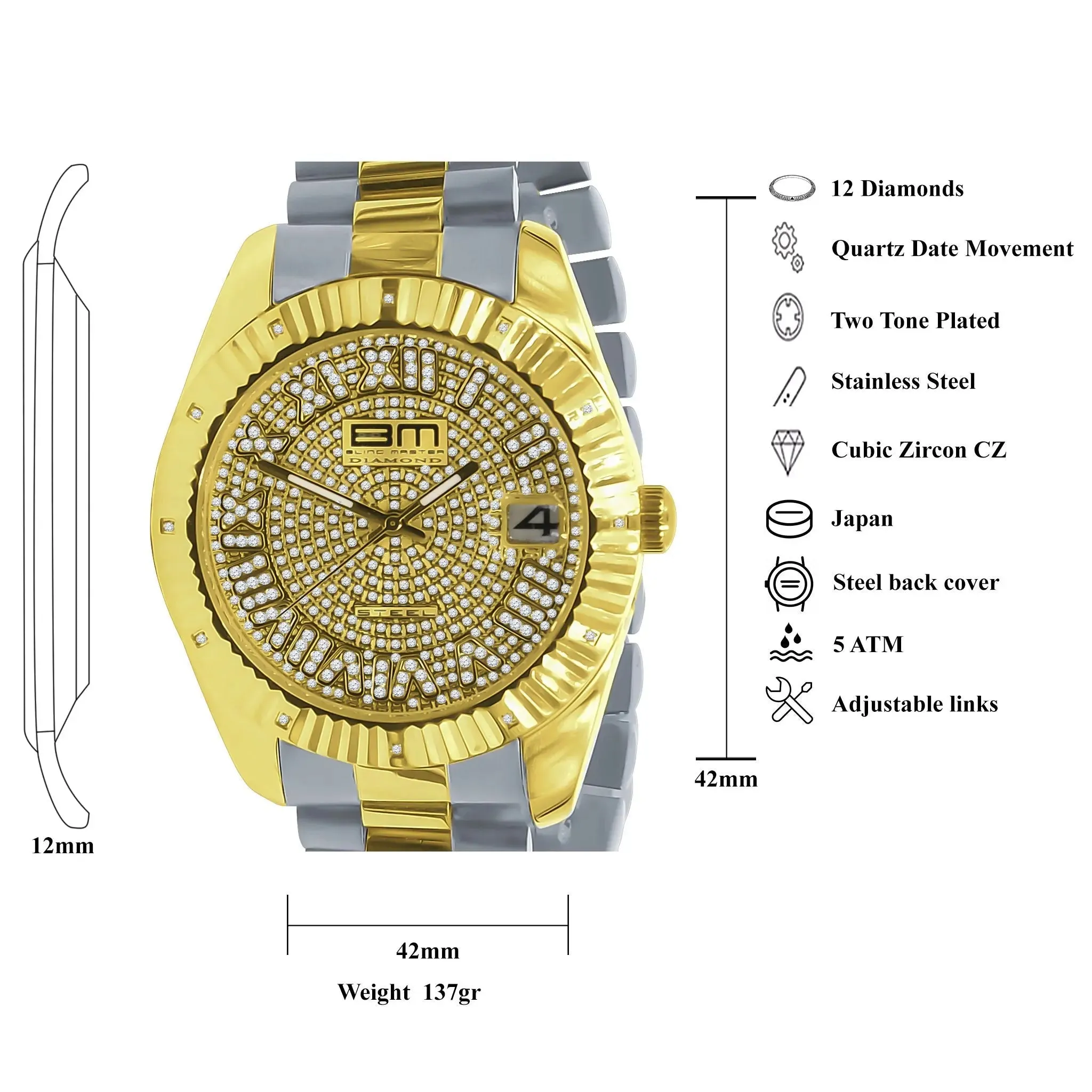 LUXURY ADMIRALTY DIAMOND TIMEPIECE | 5304142