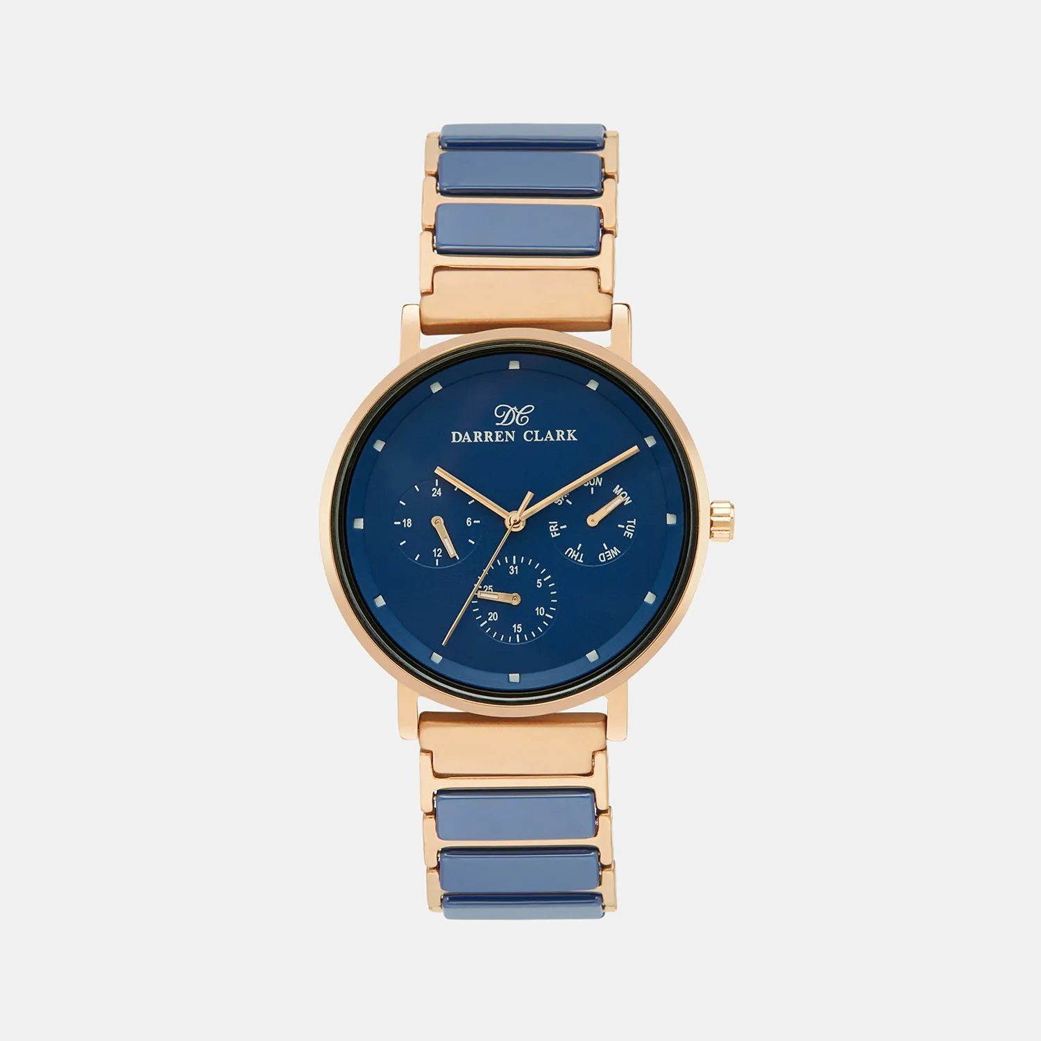 Men Rose Gold Chronograph Brass Watch 1006G-C0305