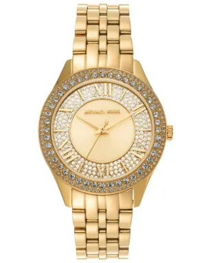 Michael Kors - Harlowe Three-Hand Gold-Tone Stainless Steel Watch - MK4709 - 787970