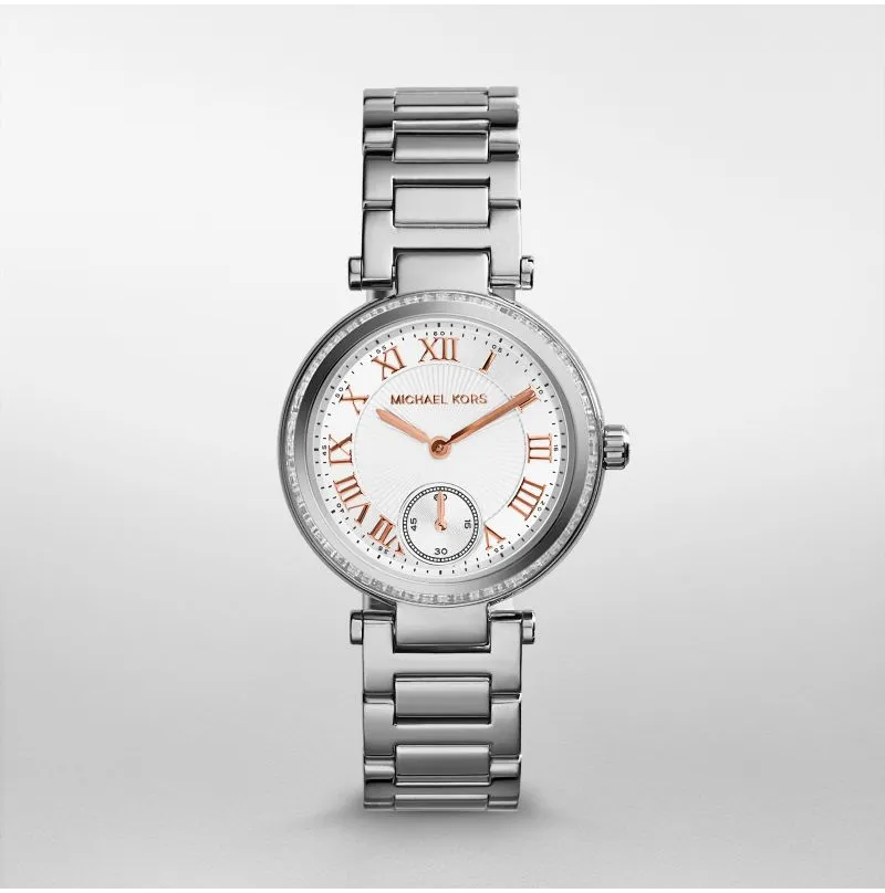 Michael Kors Women's Mini Skylar Silver-Tone Watch