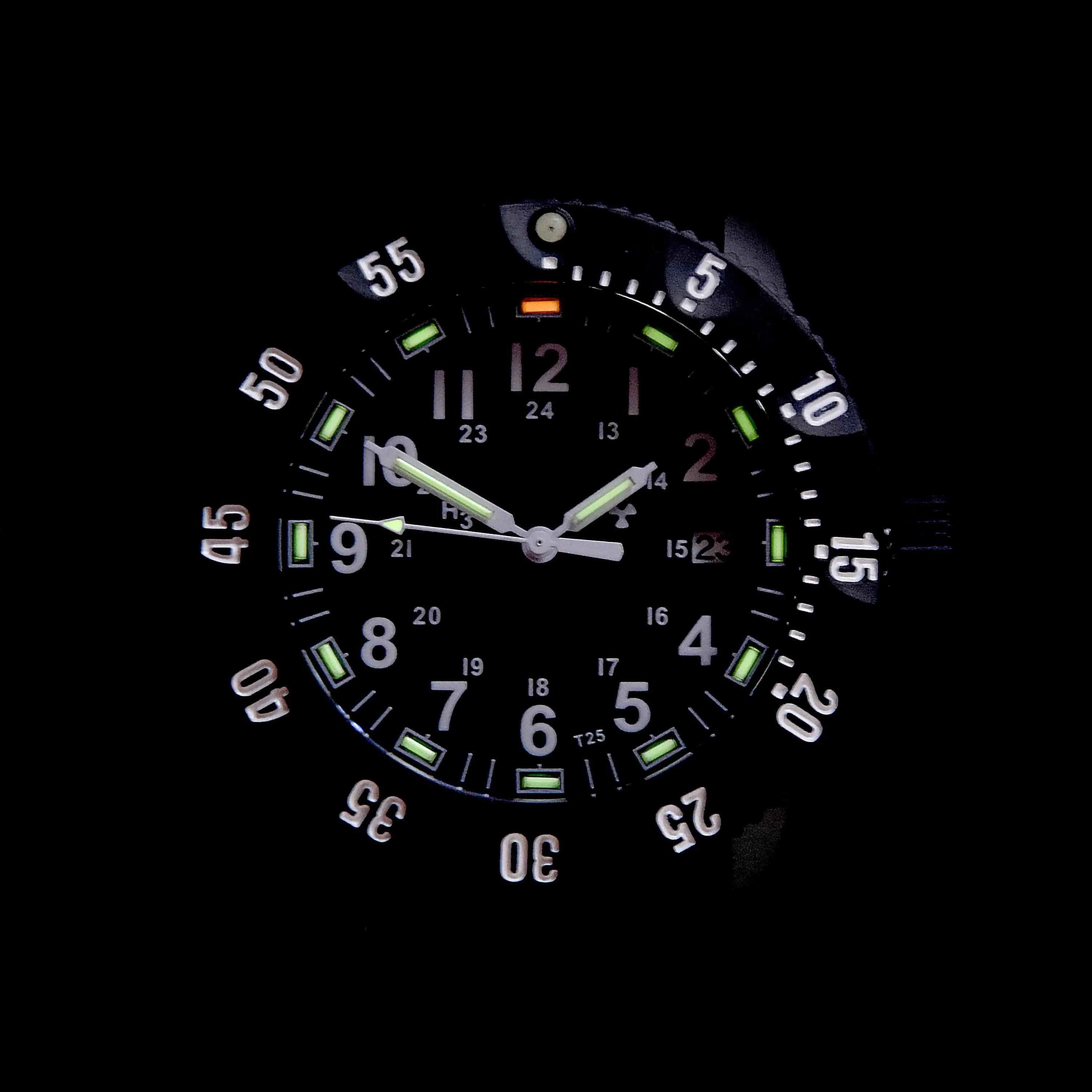 MWC P656 Titanium Tactical Series Watch with GTLS Tritium, 24 Jewel Automatic Movement and Sapphire Crystal (Date Version)