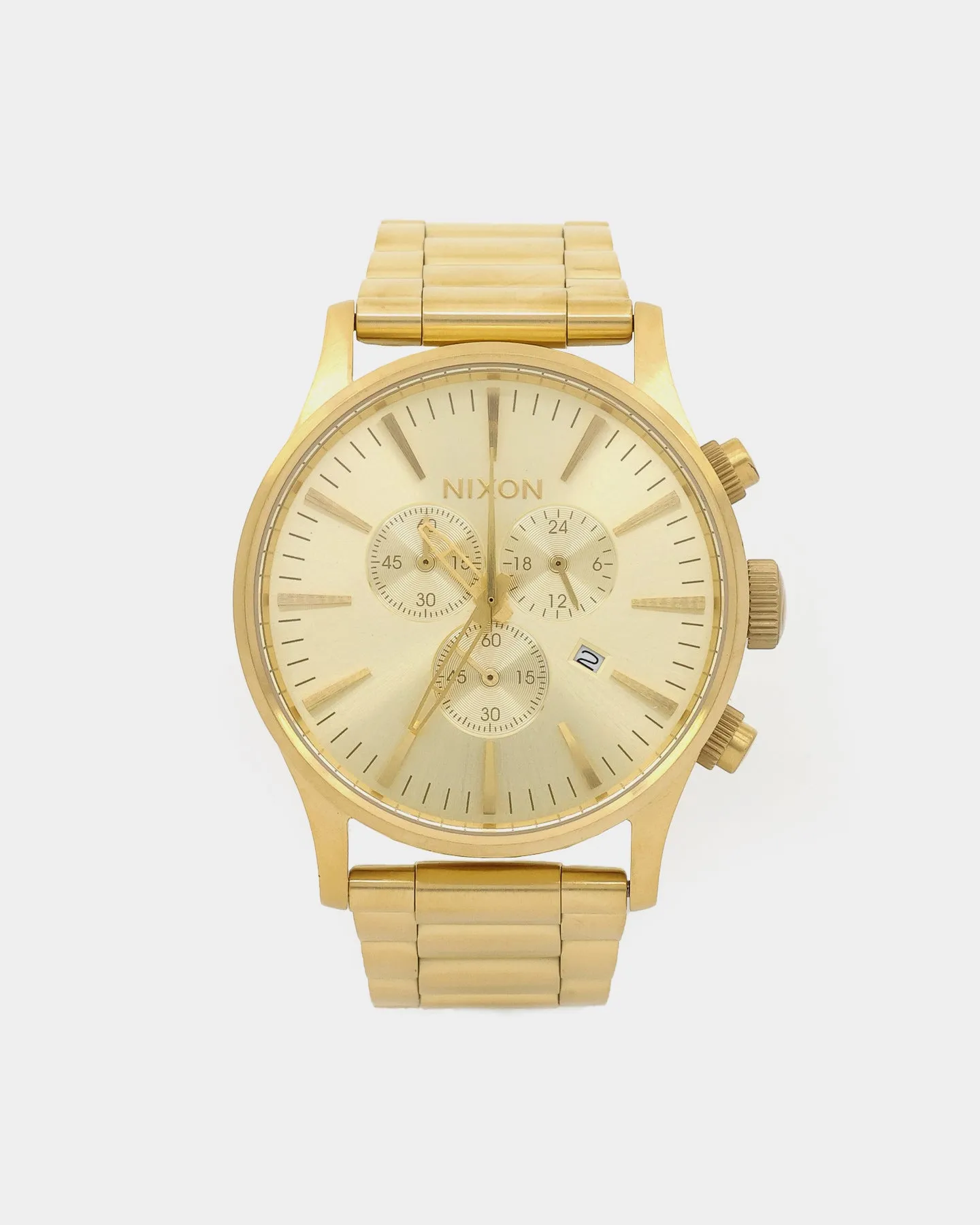 Nixon Sentry Chrono Watch Gold