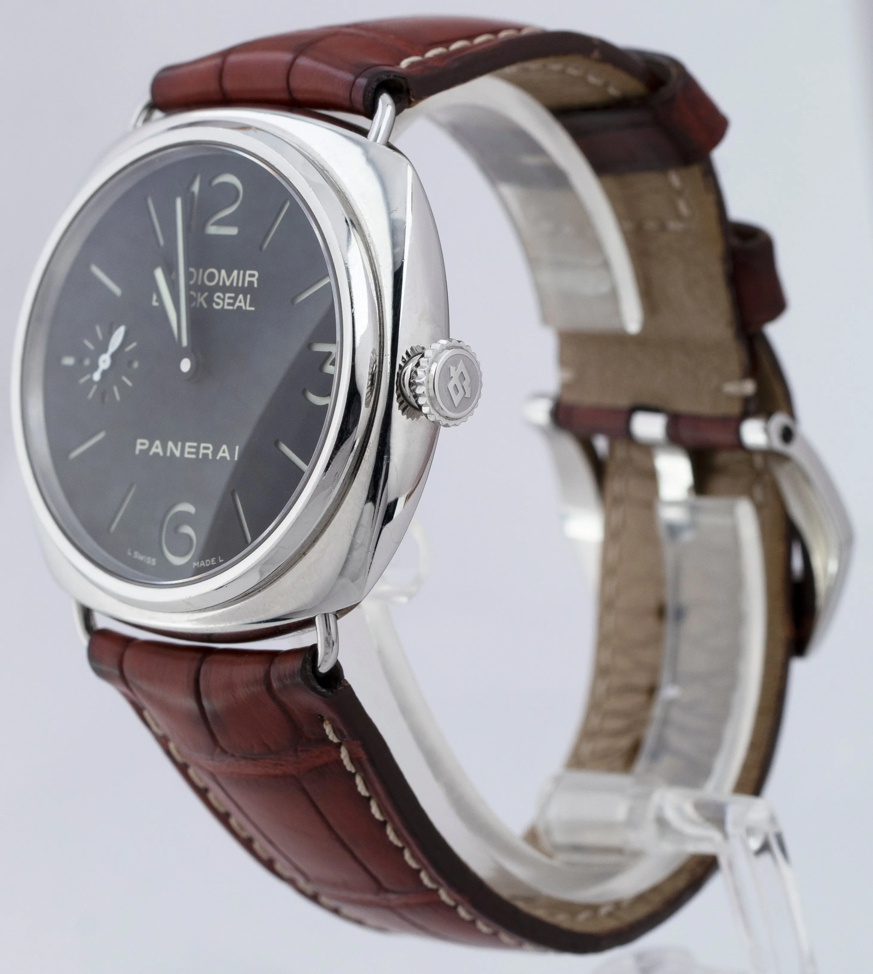 Panerai Radiomir Black Seal PAM 183 Stainless Steel Manual 45mm Watch PAM00183