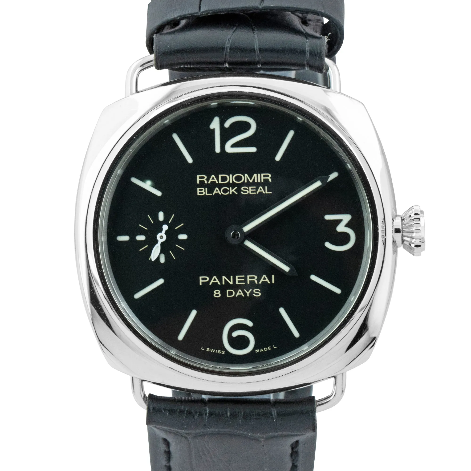 Panerai Radiomir Black Seal PAM 609 8-Days 45mm Swiss Mechanical Watch PAM00609