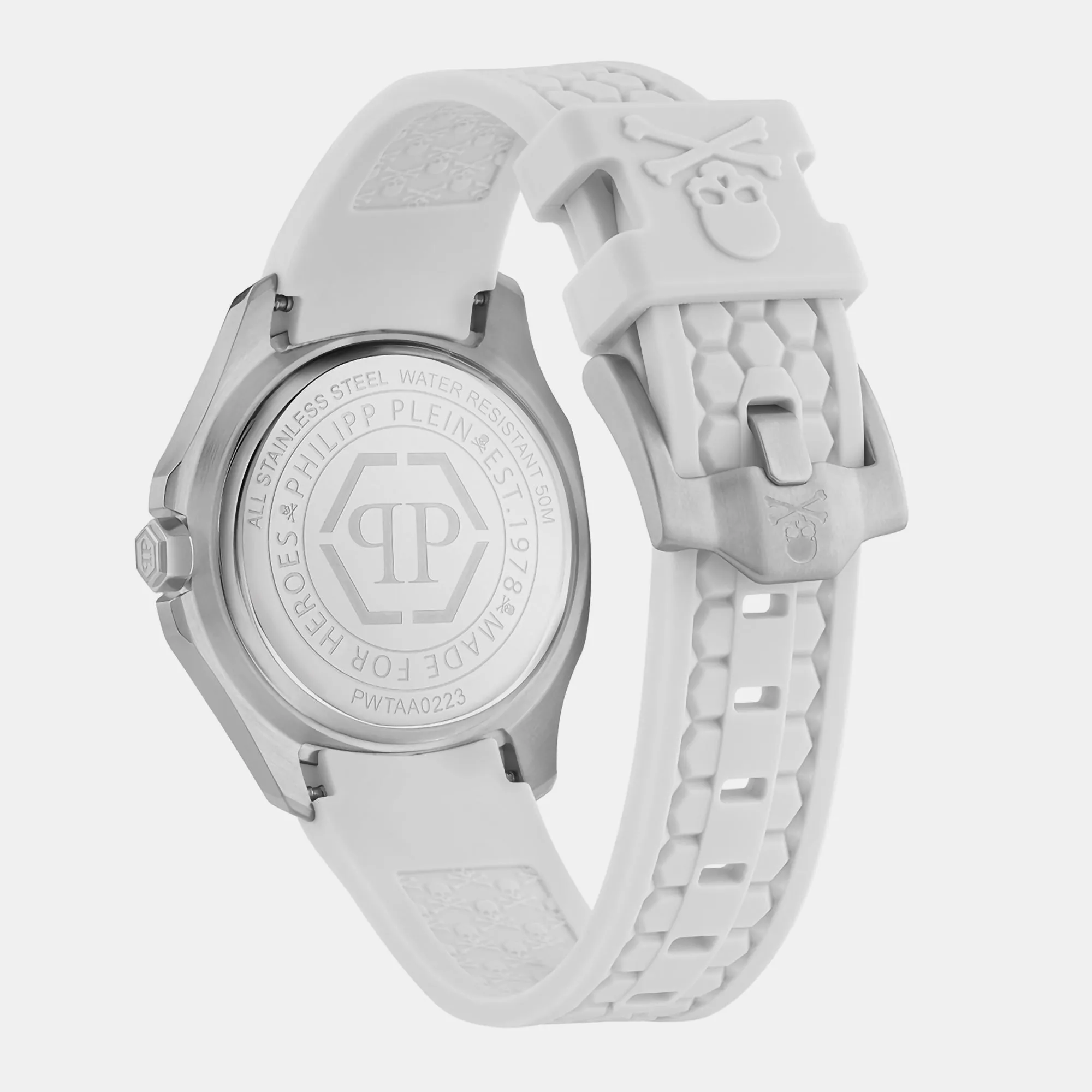 Plein Philipp Women's White Analog Silicon Watch PWTAA0223