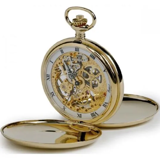 RAP Pocket Watch Double Hunter Gold Plated