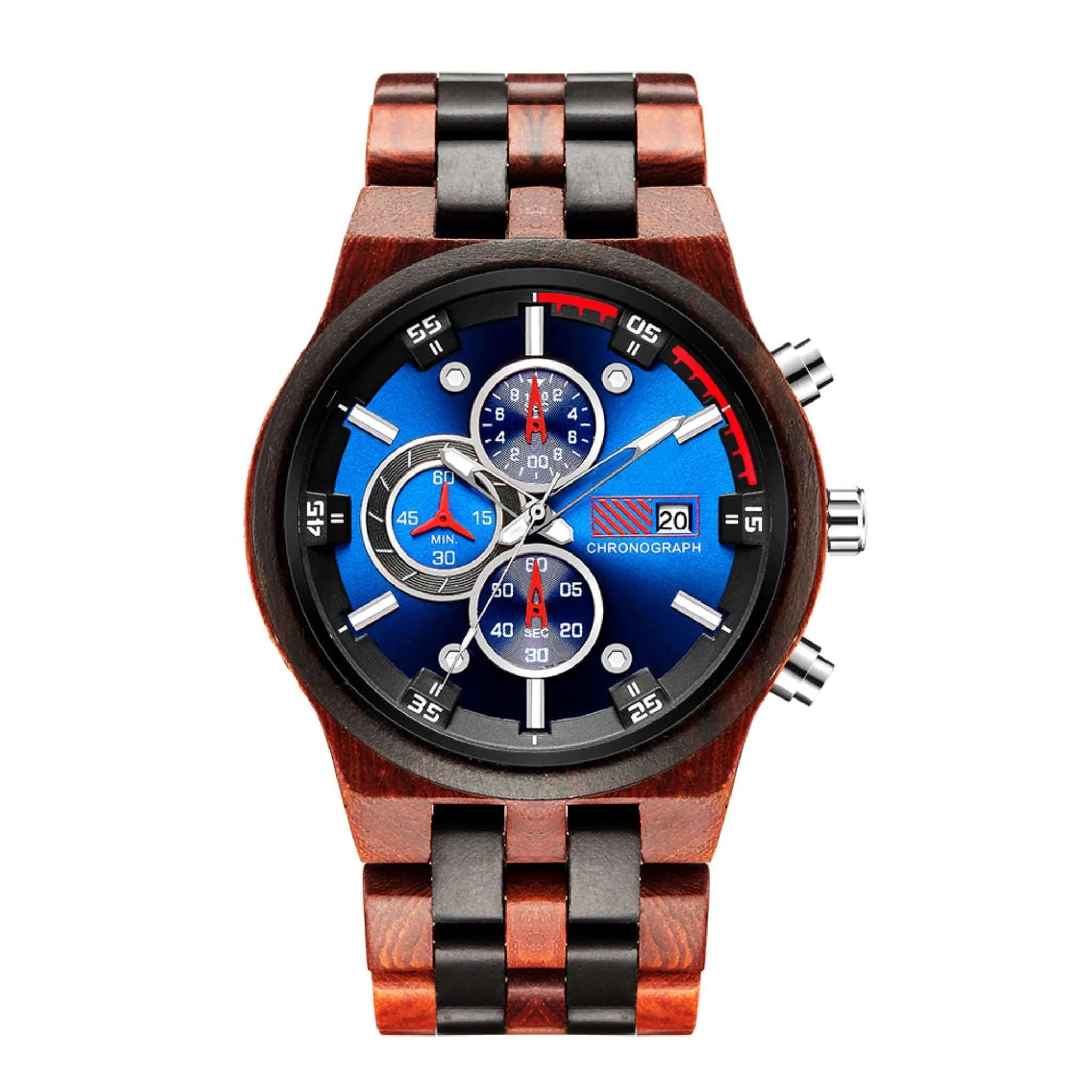 Rio - Red Sandalwood & Ebony Chronograph