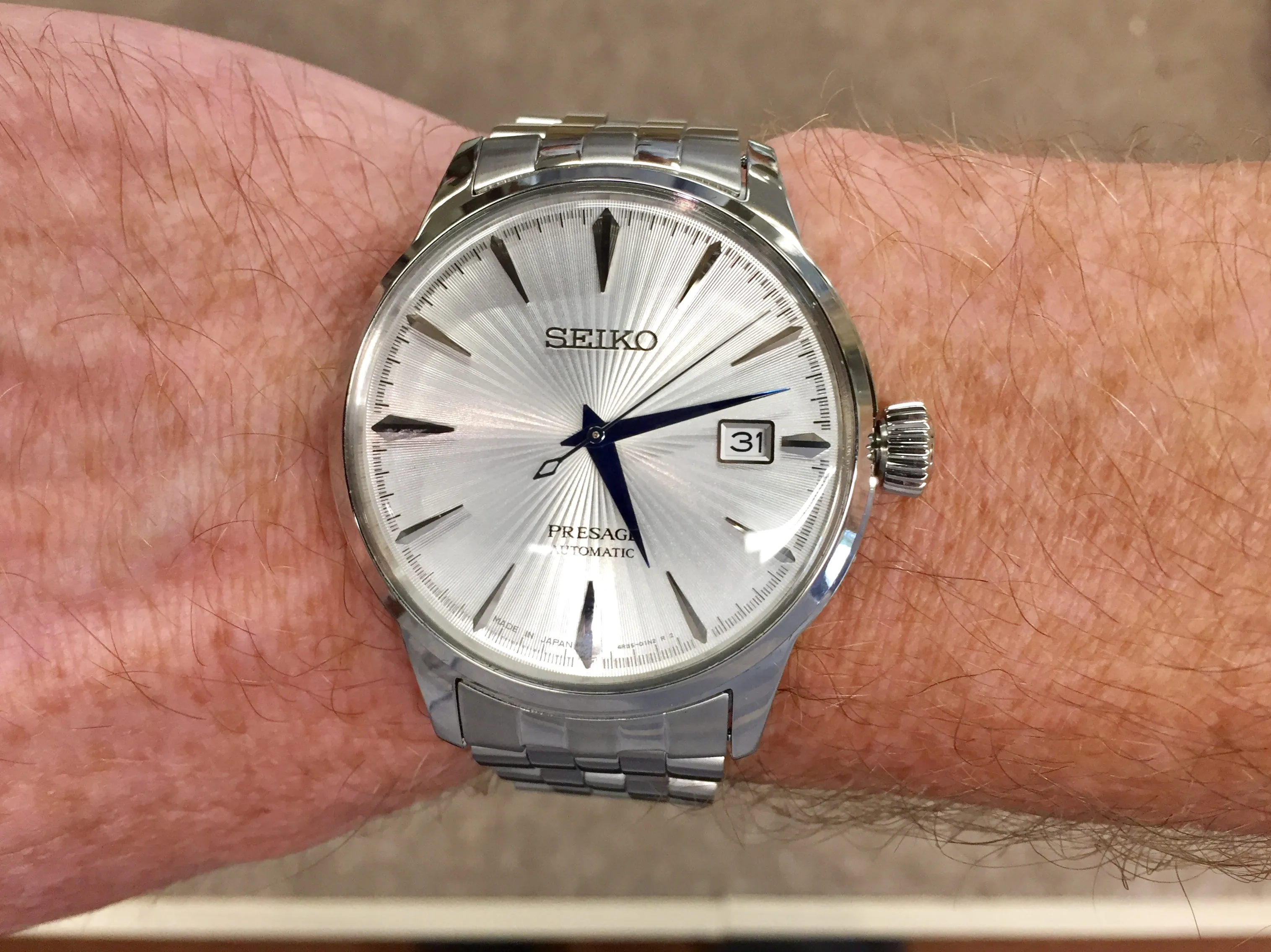 Seiko Presage Automatic 23 Jewel Watch SRPB77