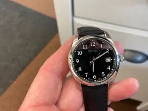 Seiko SUR461 Watch Leather Strap