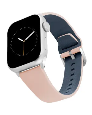 Smooth Leather Keeperless Turned Edge Band for Apple Watch®