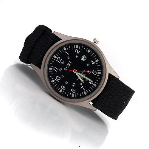 SOKI military watches,luminous surface men's watch,fashion watch of wrist of outdoor sports,accurate calendar watch