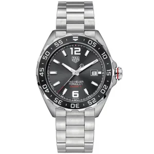 TAG Heuer FORMULA 1 DATE 43MM Steel and Ceramic Automatic Men's Watch WAZ2011.BA0842