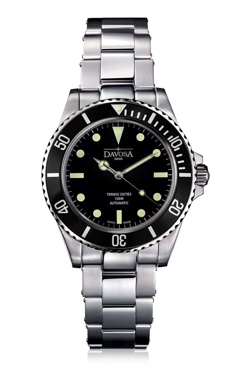 Ternos Sixties Automatic 100m Black Diving Watch 16152550