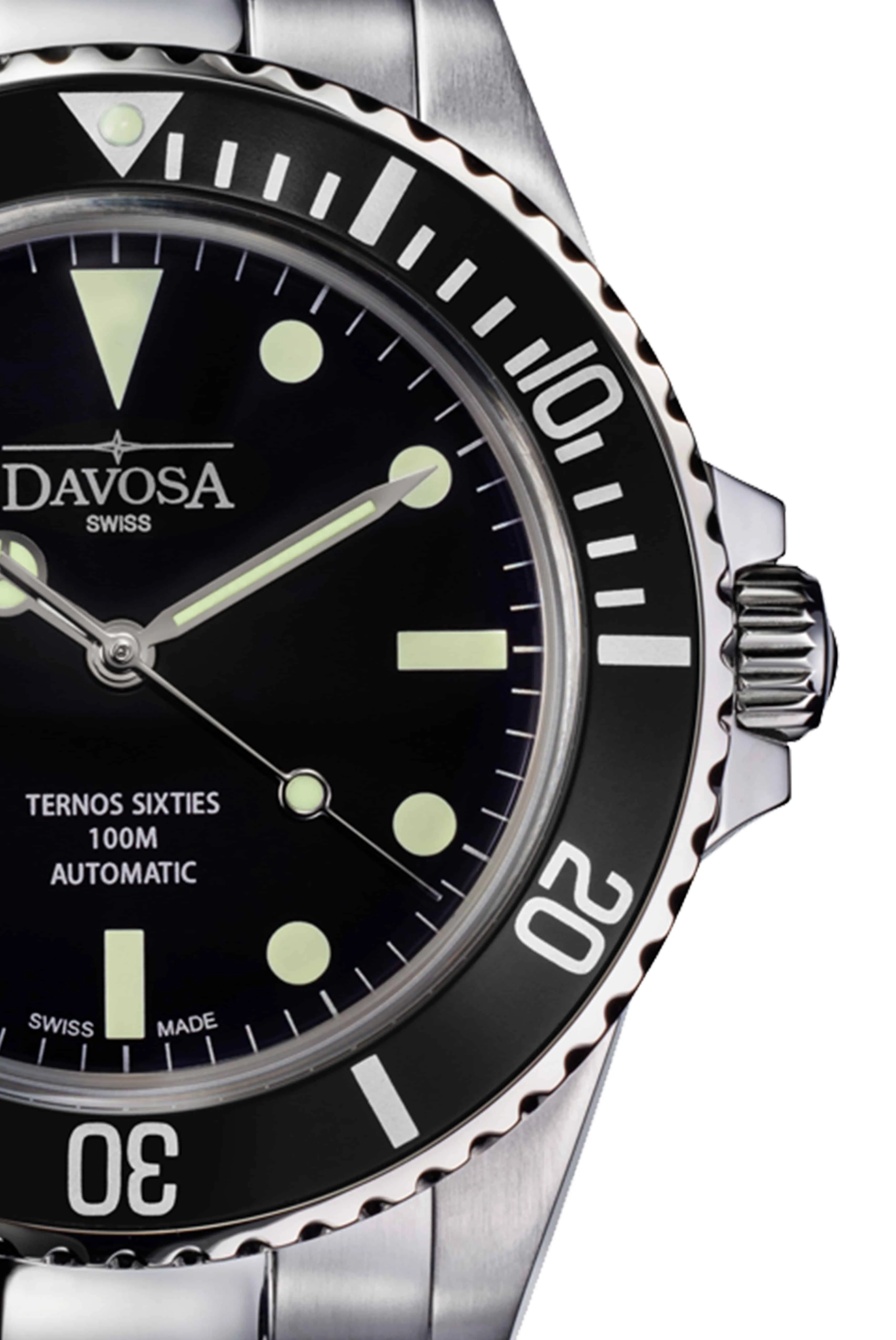 Ternos Sixties Automatic 100m Black Diving Watch 16152550