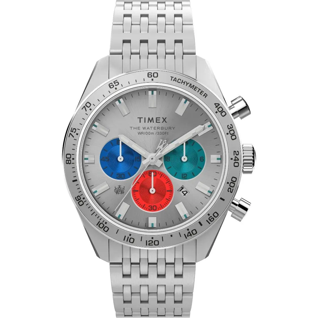 Timex Gents Waterbury Silver-Tone Watch TW2V42400