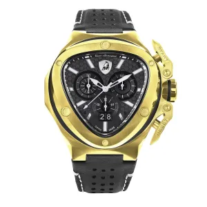 Tonino Lamborghini Spyder X Chronograph Watch Date Gold T9XD-YG